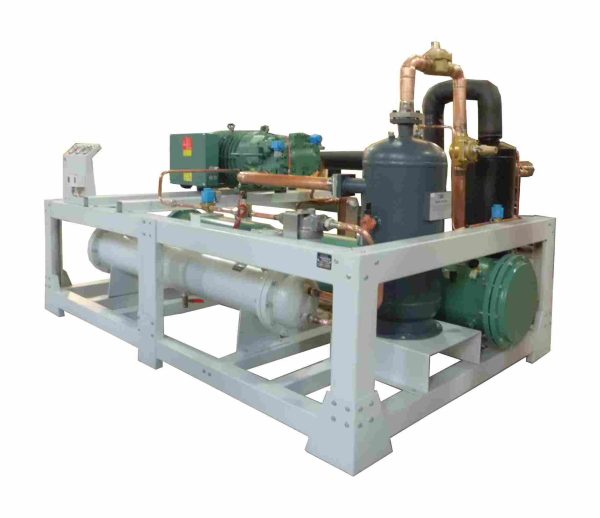 Cooled water condenser